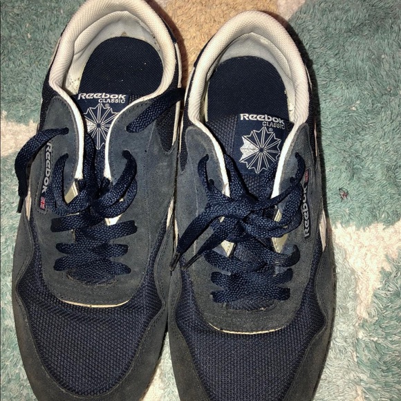 Men’s Reebok Classic Navy Sneaker Shoe Size 9.5 main image 4